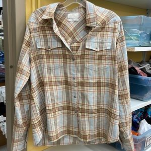 Women’s Slim 14 J. Crew Long Sleeve Flannel